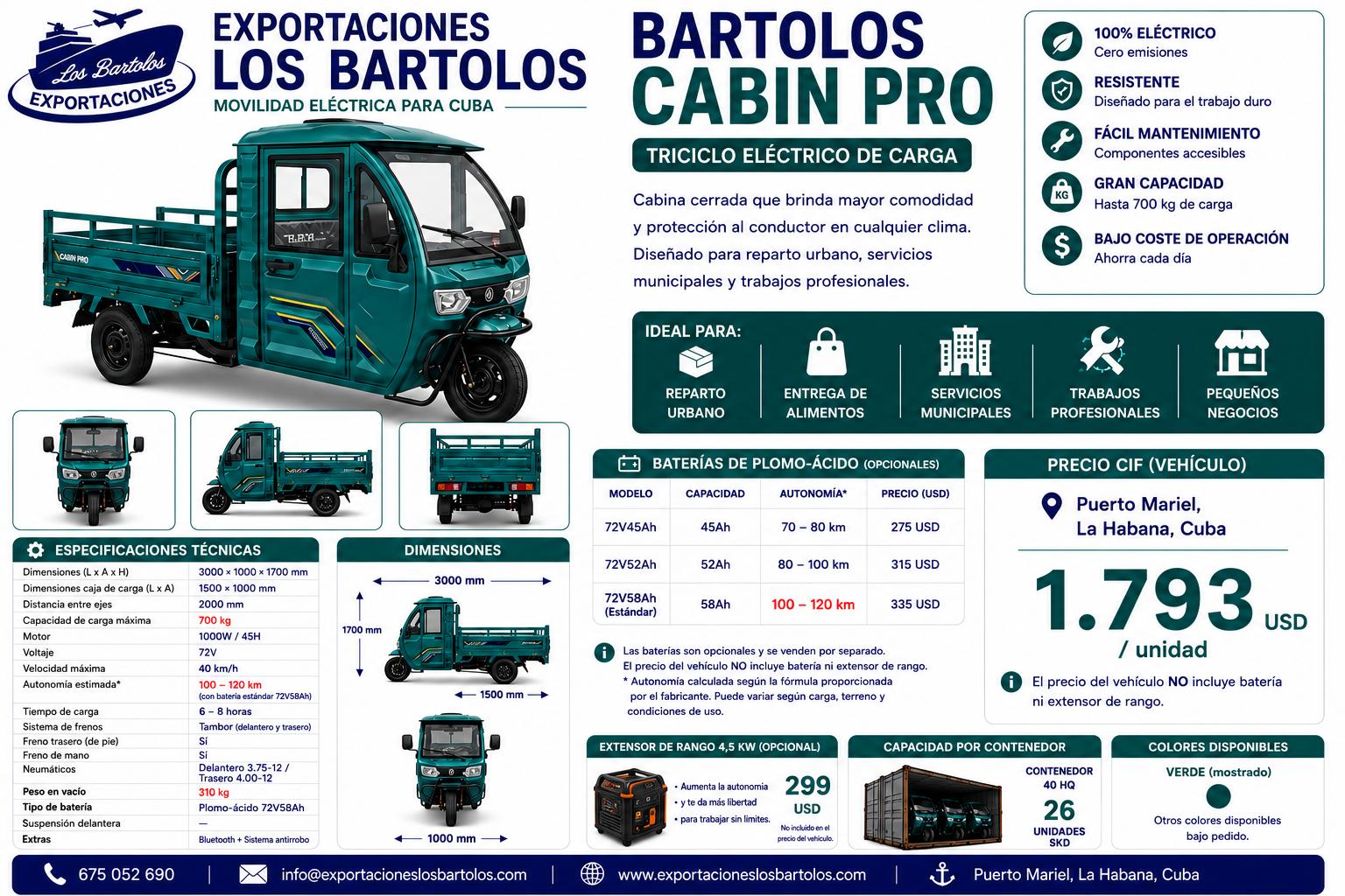 Bartolos Cabin Pro