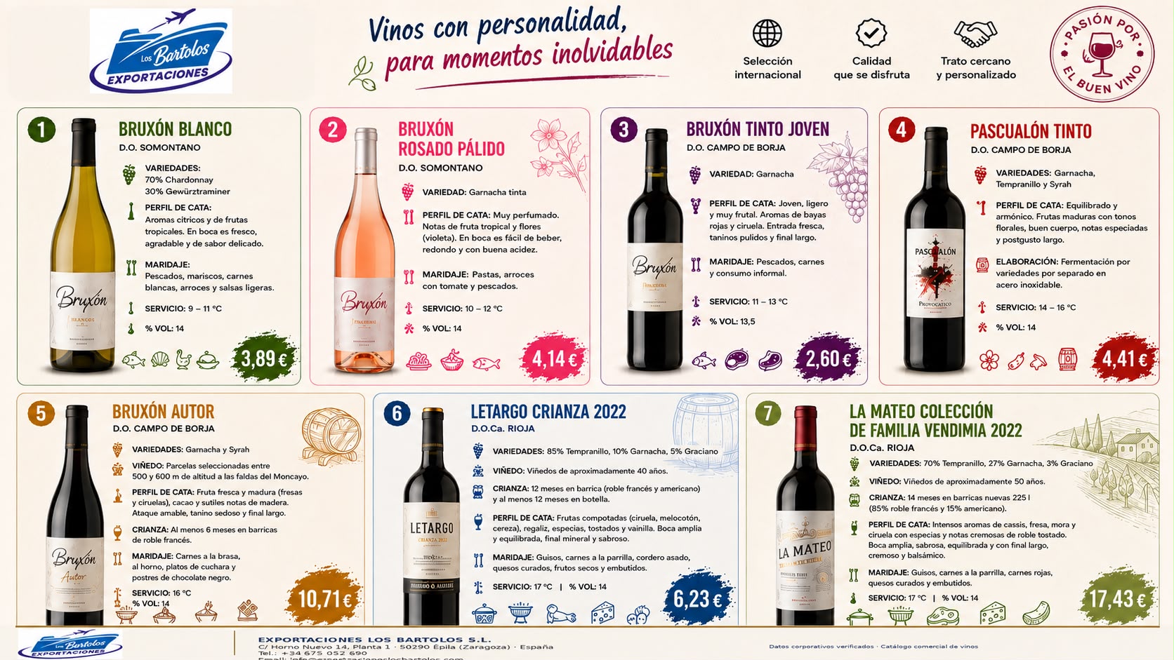 Selección de vinos
